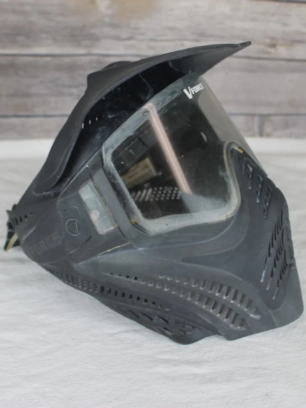 V Force Grill Paintball Mask Face Mask Black Eye Mask Adjustable Straps -preowne